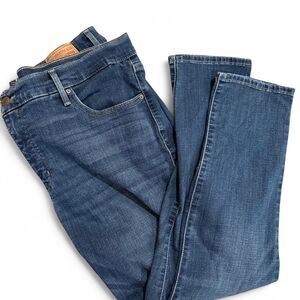 Levi's Women's Blue Medium Wash Mid Rise Skinny Jeans